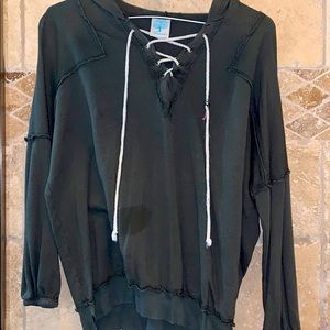 “freeloader” long sleeve sweater